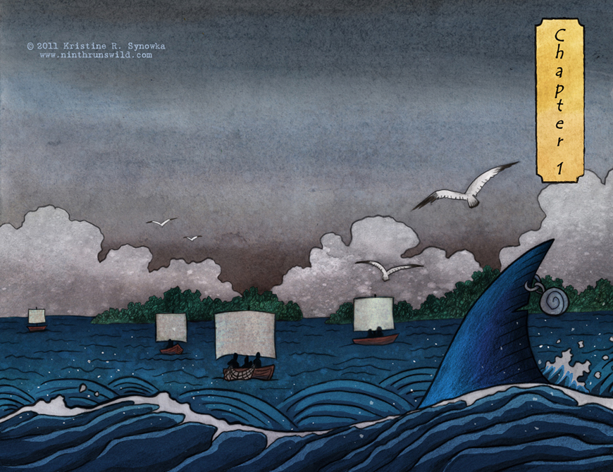 Wave Tyrant Pages 3 and 4 by Kristine Synowka